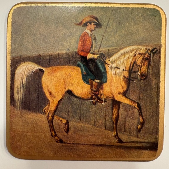 Vintage Pimpernel Equestrian Themed Coasters Set - Picture 5 of 8